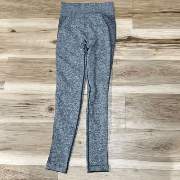 Gymshark High Waisted Flex Grey Pink Leggings Women’s Small - Picture 4 of 4